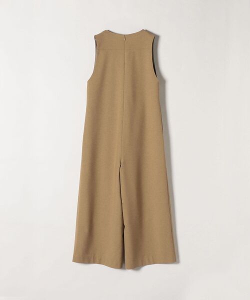 SHIPS any（シップス エニィ）の「SHIPS any: カナパ オールインワン〈ウォッシャブル〉◇（サロペット/オーバーオール・レディース・ベージュ/ネイビー・ONE SIZE）」の3枚目の写真