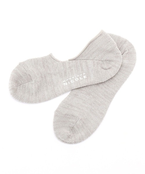 MONSIEUR NICOLE（ムッシュニコル）の「カノコステップインソックス（ソックス/靴下・メンズ・グレー/ブラック/ネイビー/ブラウン/ブルー・FREE）」の3枚目の写真