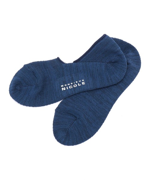 MONSIEUR NICOLE（ムッシュニコル）の「カノコステップインソックス（ソックス/靴下・メンズ・グレー/ブラック/ネイビー/ブラウン/ブルー・FREE）」の5枚目の写真