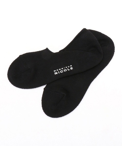 MONSIEUR NICOLE（ムッシュニコル）の「カノコステップインソックス（ソックス/靴下・メンズ・グレー/ブラック/ネイビー/ブラウン/ブルー・FREE）」の2枚目の写真