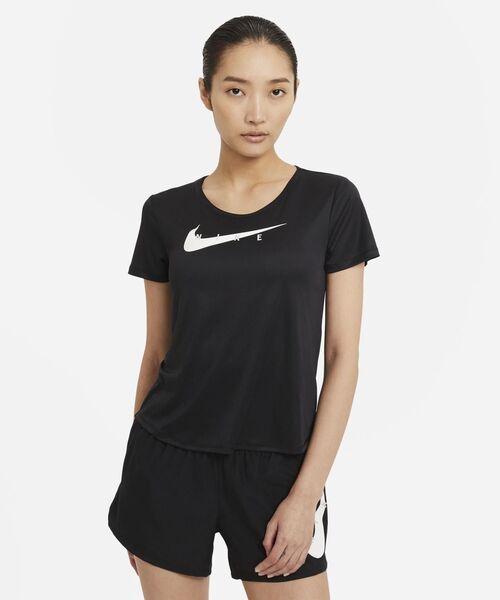 ナイキ スウッシュ ラン ウィメンズ ショートスリーブ ランニングトップ Nike Tシャツ カットソー Nike ナイキ のファッション通販 Zozotown