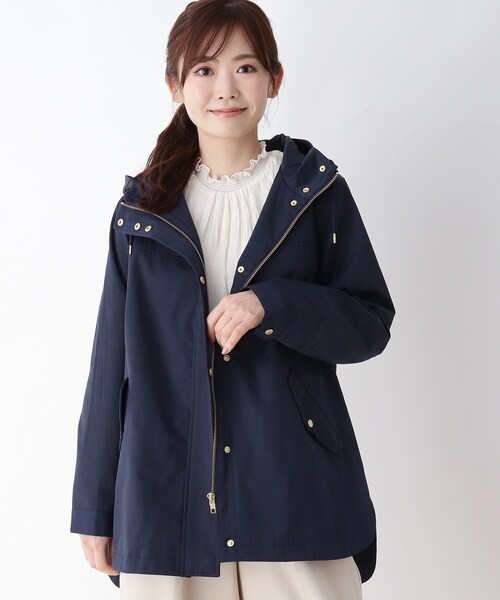 pink adobe（ピンクアドベ）の「◆【M-LL/撥水加工】ツイルマウンテンパーカー（ブルゾン・レディース・カーキ/ネイビー/キャメル・38/42/40）」の3枚目の写真