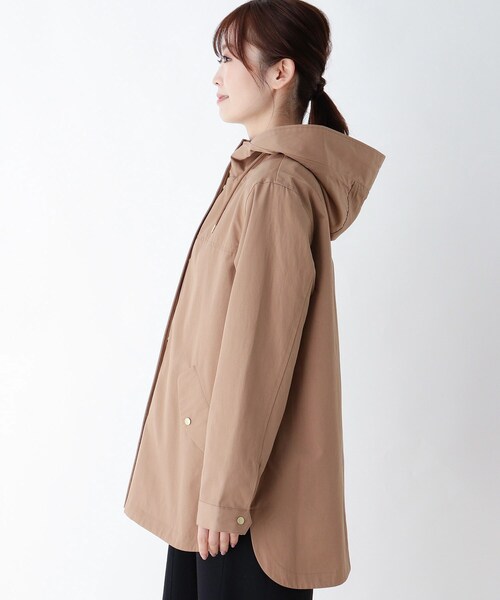 pink adobe（ピンクアドベ）の「◆【M-LL/撥水加工】ツイルマウンテンパーカー（ブルゾン・レディース・カーキ/ネイビー/キャメル・38/42/40）」の10枚目の写真