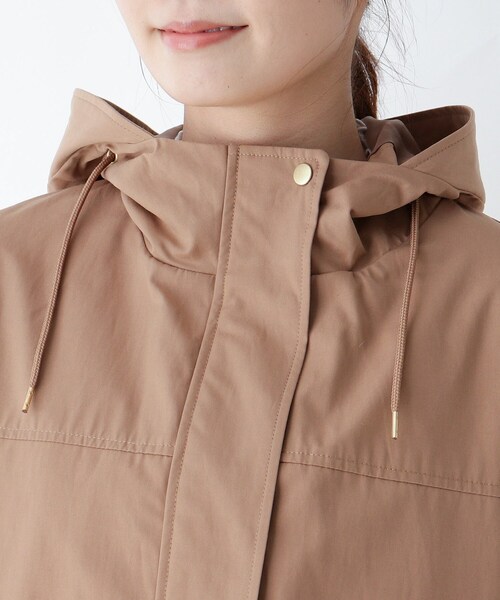 pink adobe（ピンクアドベ）の「◆【M-LL/撥水加工】ツイルマウンテンパーカー（ブルゾン・レディース・カーキ/ネイビー/キャメル・38/42/40）」の9枚目の写真
