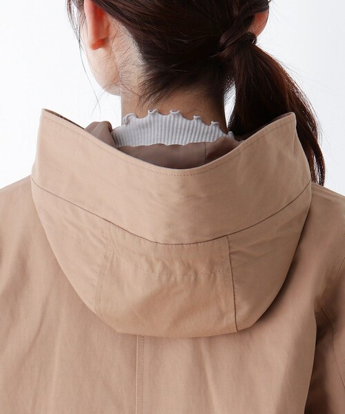 pink adobe（ピンクアドベ）の「◆【M-LL/撥水加工】ツイルマウンテンパーカー（ブルゾン・レディース・カーキ/ネイビー/キャメル・38/42/40）」の4枚目の写真