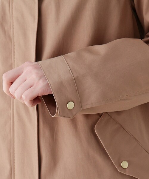 pink adobe（ピンクアドベ）の「◆【M-LL/撥水加工】ツイルマウンテンパーカー（ブルゾン・レディース・カーキ/ネイビー/キャメル・38/42/40）」の12枚目の写真