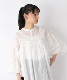 JEANASIS | コットンピンタックギャザーブラウス/936482(シャツ/ブラウス)