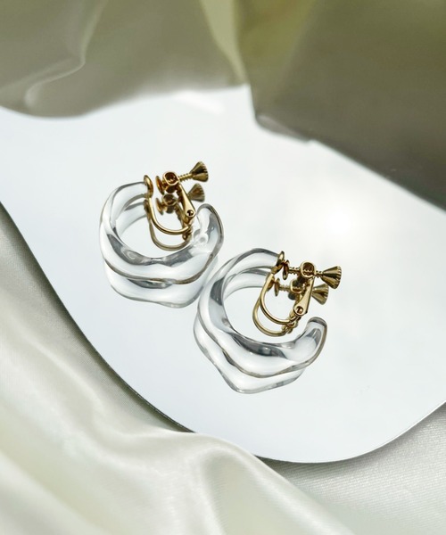 kutir(クティール)の「アソートマーブルイヤリング(イヤリング・レディース・A/B/C/D/E/F/G/H/I/J・FREE)」の2枚目の写真