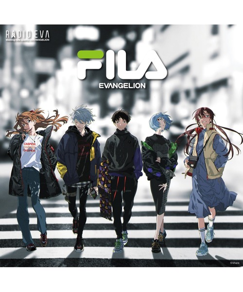 FILA(フィラ)の「【FILA×RADIO EVA】ウェーブレットアルファ(スニーカー・メンズ・ブラック/ブラック系2/ホワイト・26cm/23cm/25cm/24cm/27cm/28cm)」の4枚目の写真