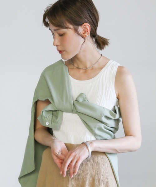 select MOCA（セレクトモカ）の「ツイストチェーンネックレス（ネックレス・レディース・シルバー/ゴールド・FREE）」の7枚目の写真