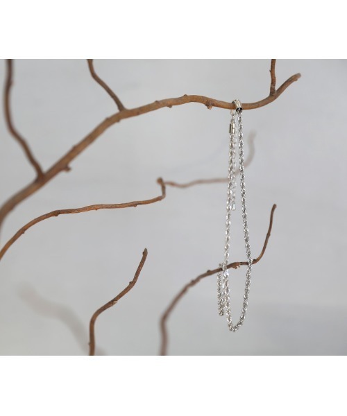 select MOCA（セレクトモカ）の「ツイストチェーンネックレス（ネックレス・レディース・シルバー/ゴールド・FREE）」の11枚目の写真