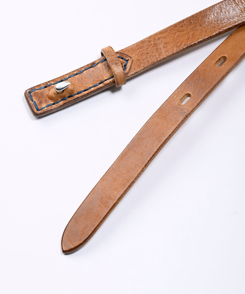 45R（フォーティファイブアール）の「マウロのバックルレス細ベルト（ベルト・レディース・ブラウン/ダークブラウン・SMALL/MEDIUM）」の4枚目の写真