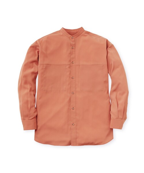 DRESSTERIOR（ドレステリア）の「◆【WEB限定】【DRESSTERIOR＋】オーバーサイズ バンドカラーシャツ（シャツ/ブラウス・メンズ・ホワイト/ライトグリーン/ワインレッド/ピンク・90/91/92）」の5枚目の写真