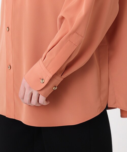 DRESSTERIOR（ドレステリア）の「◆【WEB限定】【DRESSTERIOR＋】オーバーサイズ バンドカラーシャツ（シャツ/ブラウス・メンズ・ホワイト/ライトグリーン/ワインレッド/ピンク・90/91/92）」の8枚目の写真