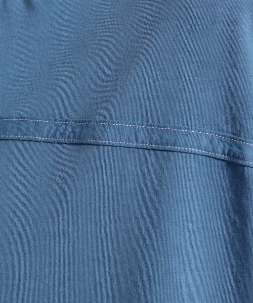 niko and...（ニコアンド）の「ポイントテープ使いＴシャツ（Tシャツ/カットソー・メンズ・イエロー/ブルー/オフホワイト・LARGE/MEDIUM）」の9枚目の写真