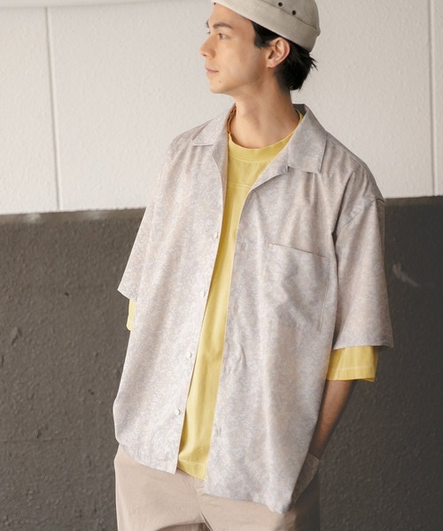 niko and...（ニコアンド）の「ポイントテープ使いＴシャツ（Tシャツ/カットソー・メンズ・イエロー/ブルー/オフホワイト・LARGE/MEDIUM）」の16枚目の写真