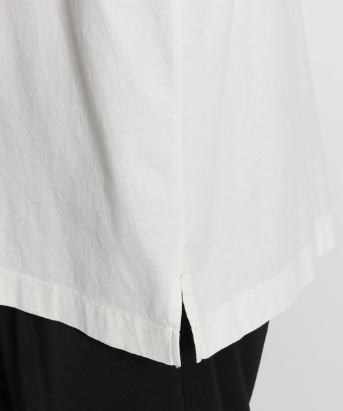 niko and...（ニコアンド）の「ポイントテープ使いＴシャツ（Tシャツ/カットソー・メンズ・イエロー/ブルー/オフホワイト・LARGE/MEDIUM）」の6枚目の写真