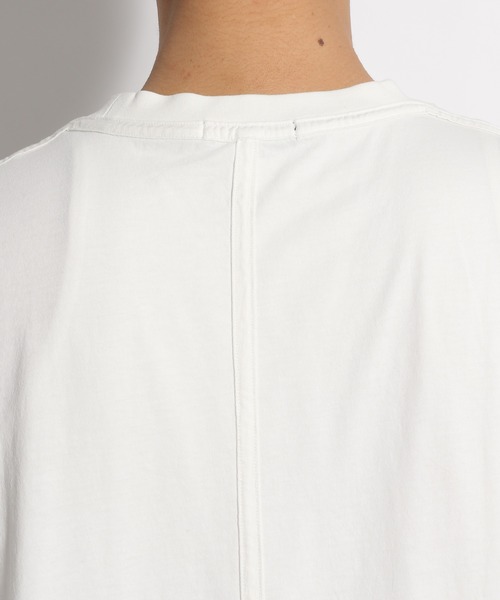 niko and...（ニコアンド）の「ポイントテープ使いＴシャツ（Tシャツ/カットソー・メンズ・イエロー/ブルー/オフホワイト・LARGE/MEDIUM）」の7枚目の写真