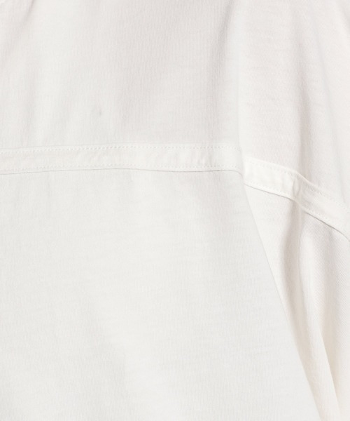 niko and...（ニコアンド）の「ポイントテープ使いＴシャツ（Tシャツ/カットソー・メンズ・イエロー/ブルー/オフホワイト・LARGE/MEDIUM）」の8枚目の写真