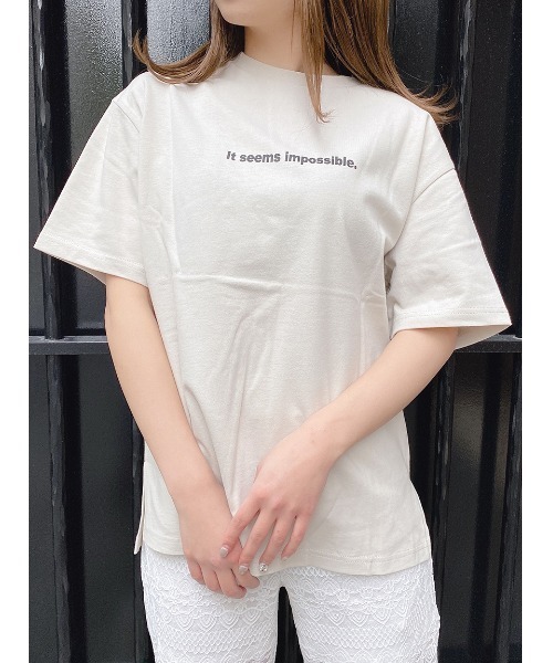 one way（ワンウェイ）の「【oneway】バックフォトプリントTシャツ（Tシャツ/カットソー・レディース・ホワイト/ブラック/ベージュ・FREE）」の12枚目の写真
