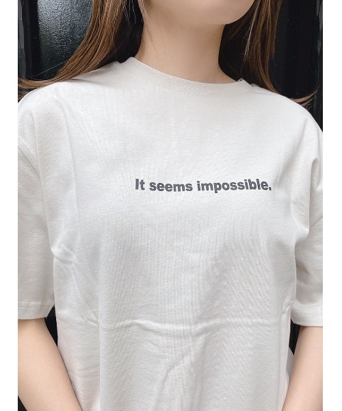 one way（ワンウェイ）の「【oneway】バックフォトプリントTシャツ（Tシャツ/カットソー・レディース・ホワイト/ブラック/ベージュ・FREE）」の8枚目の写真