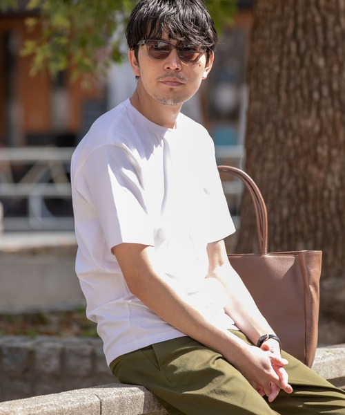 URBAN RESEARCH ROSSO MEN（アーバンリサーチロッソメン）の「汗染み防止クルーネックTシャツ（Tシャツ/カットソー・メンズ・グレー/ホワイト/ブラック/ネイビー・X-LARGE/LARGE/SMALL/MEDIUM）」の12枚目の写真