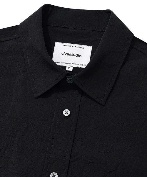 VIVASTUDIO（ビバスタジオ）の「ASYMMETRICAL SHIRTS（シャツ/ブラウス・メンズ・ベージュ/ブラック・MEDIUM/LARGE）」の5枚目の写真