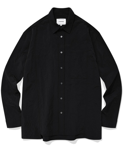 VIVASTUDIO（ビバスタジオ）の「ASYMMETRICAL SHIRTS（シャツ/ブラウス・メンズ・ベージュ/ブラック・MEDIUM/LARGE）」の3枚目の写真