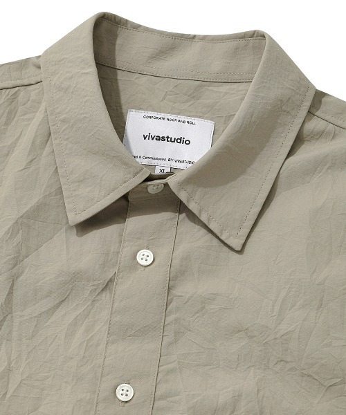 VIVASTUDIO（ビバスタジオ）の「ASYMMETRICAL SHIRTS（シャツ/ブラウス・メンズ・ベージュ/ブラック・MEDIUM/LARGE）」の11枚目の写真