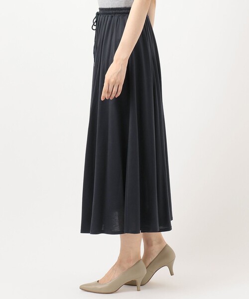 J.PRESS Ladies（J.プレス レディス）の「【洗える】クリスタルソルトジャージー スカート（スカート・レディース・ブラウン系/ネイビー系・XS）」の12枚目の写真