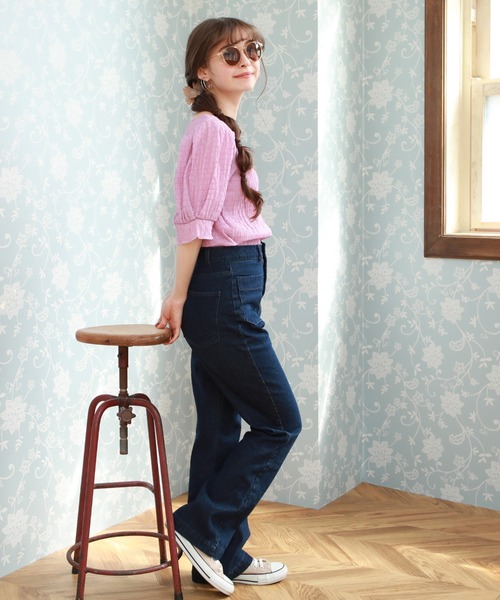 Cheek（チーク）の「【 - ｍｉｍｉ - 】パワショルシャーリングブラウス（シャツ/ブラウス・レディース・ピンク/オフホワイト/ミント・FREE）」の20枚目の写真