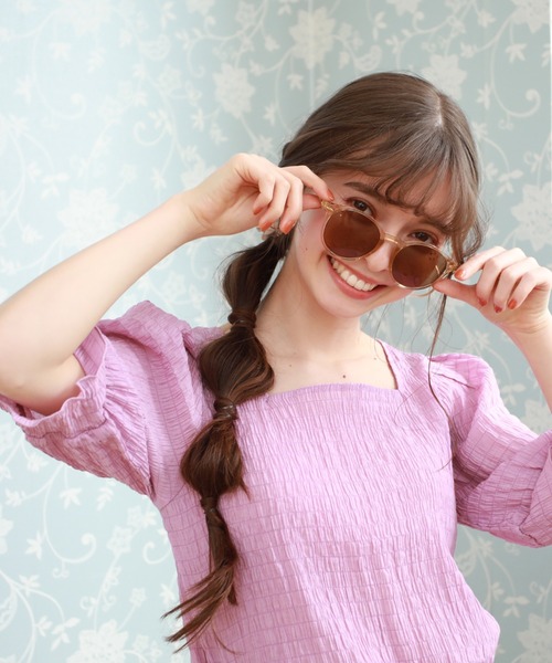 Cheek（チーク）の「【 - ｍｉｍｉ - 】パワショルシャーリングブラウス（シャツ/ブラウス・レディース・ピンク/オフホワイト/ミント・FREE）」の22枚目の写真