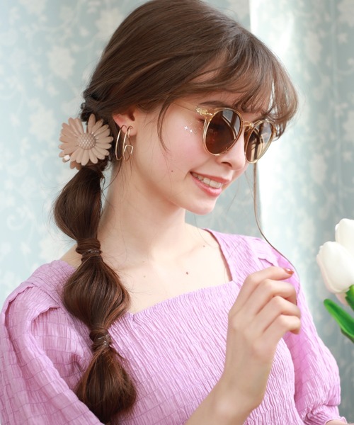 Cheek（チーク）の「【 - ｍｉｍｉ - 】パワショルシャーリングブラウス（シャツ/ブラウス・レディース・ピンク/オフホワイト/ミント・FREE）」の7枚目の写真