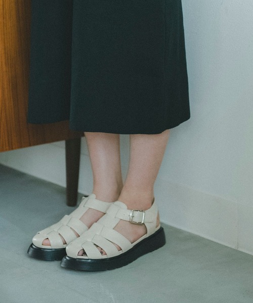 FREE'S MART(フリーズマート)の「◇フットベットグルカサンダル(サンダル・レディース・ホワイト/ブラック・MEDIUM/SMALL)」の5枚目の写真