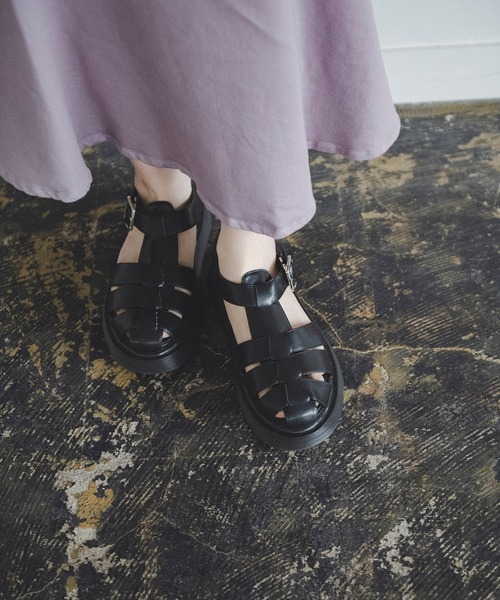 FREE'S MART(フリーズマート)の「◇フットベットグルカサンダル(サンダル・レディース・ホワイト/ブラック・MEDIUM/SMALL)」の9枚目の写真