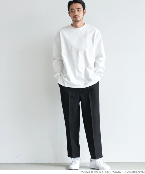 coca(coca)(コカ)の「ポリツイルタックテーパードパンツ(その他パンツ・メンズ・ベージュ/ブラック・L/M)」の10枚目の写真