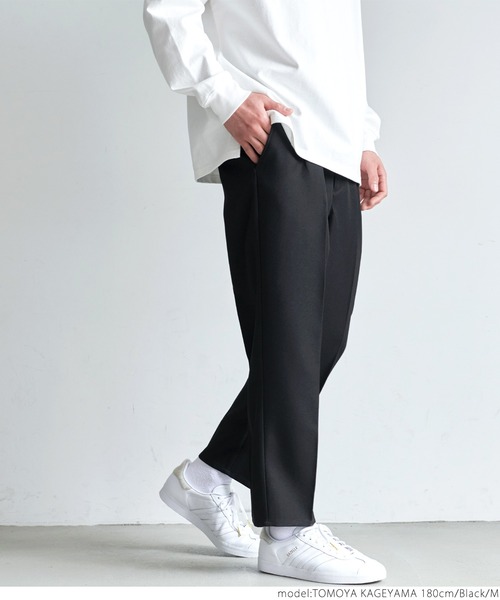 coca(coca)(コカ)の「ポリツイルタックテーパードパンツ(その他パンツ・メンズ・ベージュ/ブラック・L/M)」の13枚目の写真