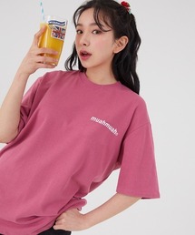 『muah muah/ムーアムーア』VIVID LOGO HALF T-SHIRT/ヴィヴィッドロゴ 半袖Tシャツ