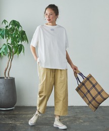 PUAL CE CIN | 綿麻ツイルストレートパンツ(その他パンツ)