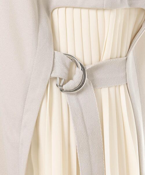 INGNI（イング）の「サイドプリーツワンピース（ワンピース・レディース・ブラック/ブラック系その他/グレー系その他/ライトカーキ・M）」の12枚目の写真