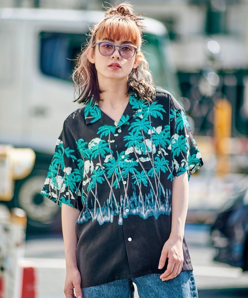 X-girl - x-girl  Coca-Cola ワークシャツ X-girl（エックスガール）の「Coca-Cola by X-girl S/S WORK