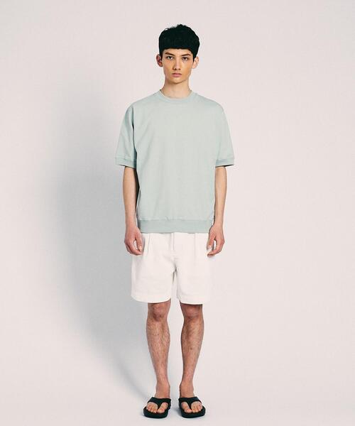 UNITED ARROWS（ユナイテッドアローズ）の「＜UNITED ARROWS ＞ スウェット Tシャツ（Tシャツ/カットソー・メンズ・ライトブルー/ライム/ホワイト/ダークグレー・LARGE/MEDIUM/X-LARGE/SMALL）」の6枚目の写真