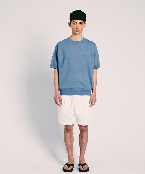 UNITED ARROWS（ユナイテッドアローズ）の「＜UNITED ARROWS ＞ スウェット Tシャツ（Tシャツ/カットソー・メンズ・ライトブルー/ライム/ホワイト/ダークグレー・LARGE/MEDIUM/X-LARGE/SMALL）」の7枚目の写真