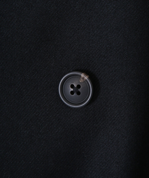 marka（マーカ）の「marka / マーカ：SHIRT JACKET - 2/48 wool soft serge -：M21C-06SH02C[COR]（テーラードジャケット・メンズ・ブラック/グリーン・3/2/1）」の4枚目の写真