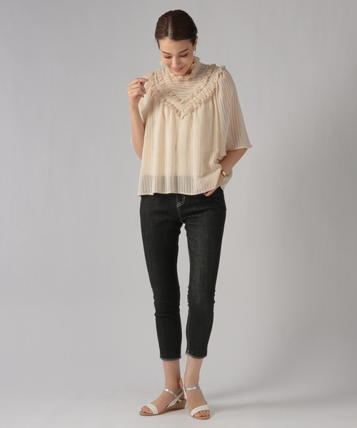 Ezick(エジック)の「カイハラスキニーデニムパンツ(デニムパンツ・レディース・ブラック/グレー・SMALL/MEDIUM)」の6枚目の写真