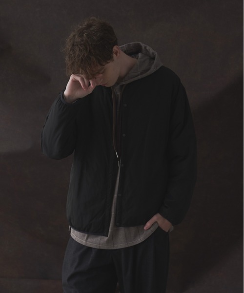 DOOPZ(ドープス)の「Inner padded cardigan(ダウンジャケット/コート・メンズ・ブラック/グレー・SMALL/MEDIUM/LARGE)」の6枚目の写真