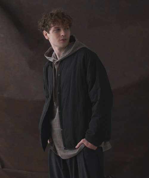 DOOPZ(ドープス)の「Inner padded cardigan(ダウンジャケット/コート・メンズ・ブラック/グレー・SMALL/MEDIUM/LARGE)」の8枚目の写真