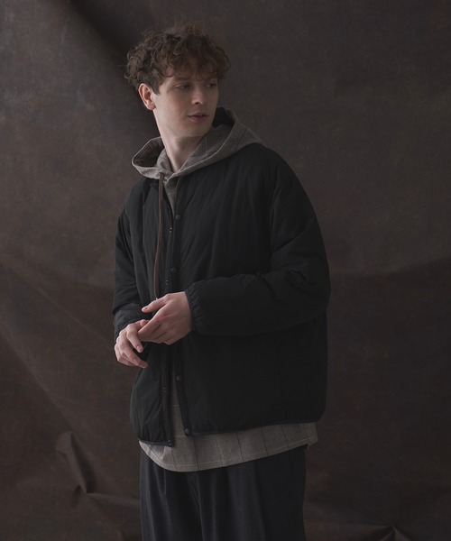 DOOPZ(ドープス)の「Inner padded cardigan(ダウンジャケット/コート・メンズ・ブラック/グレー・SMALL/MEDIUM/LARGE)」の9枚目の写真