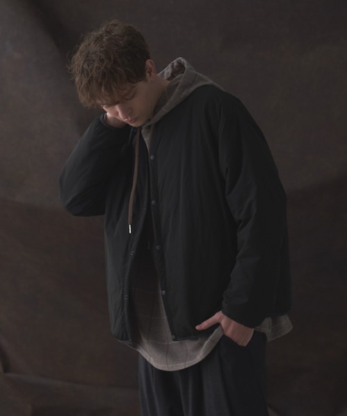 DOOPZ(ドープス)の「Inner padded cardigan(ダウンジャケット/コート・メンズ・ブラック/グレー・SMALL/MEDIUM/LARGE)」の12枚目の写真