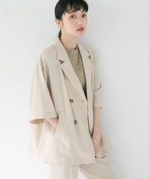 LOWRYS FARM | ドライタッチルーズジャケットＳＳ　952500(テーラードジャケット)